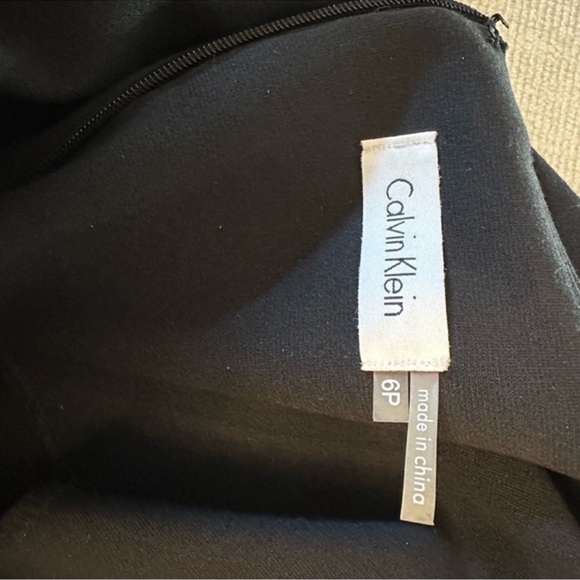 Calvin Klein Black and White Sleeveless Dress Size 6P - Picture 10 of 13
